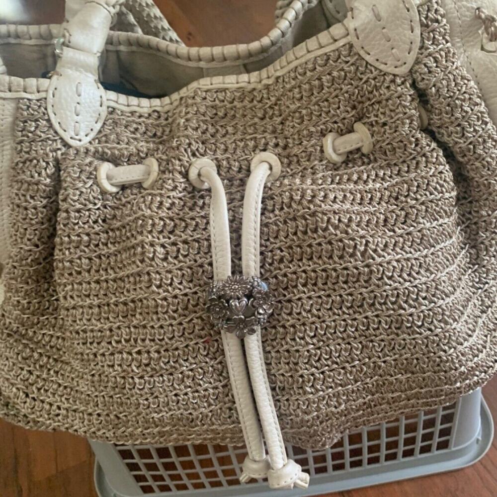vintage IRINA Brighton drawstring handbag